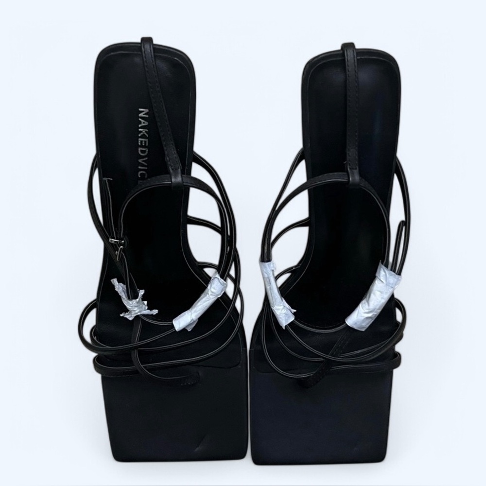 Naked Vice THE AYLA BLACK HEEL